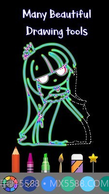 绘制夜光公主截图3