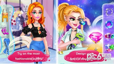 换装打扮美发沙龙女生游戏截图3