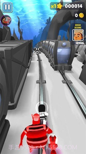 地铁跑酷黑白深海3.9.0截图1 地铁跑酷黑白深海3.9.0截图1