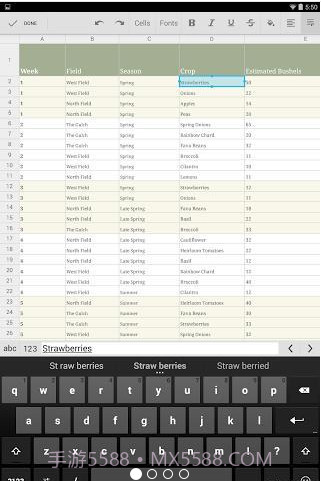 Google表格:Google Sheets截图1 Google表格:Google Sheets截图1