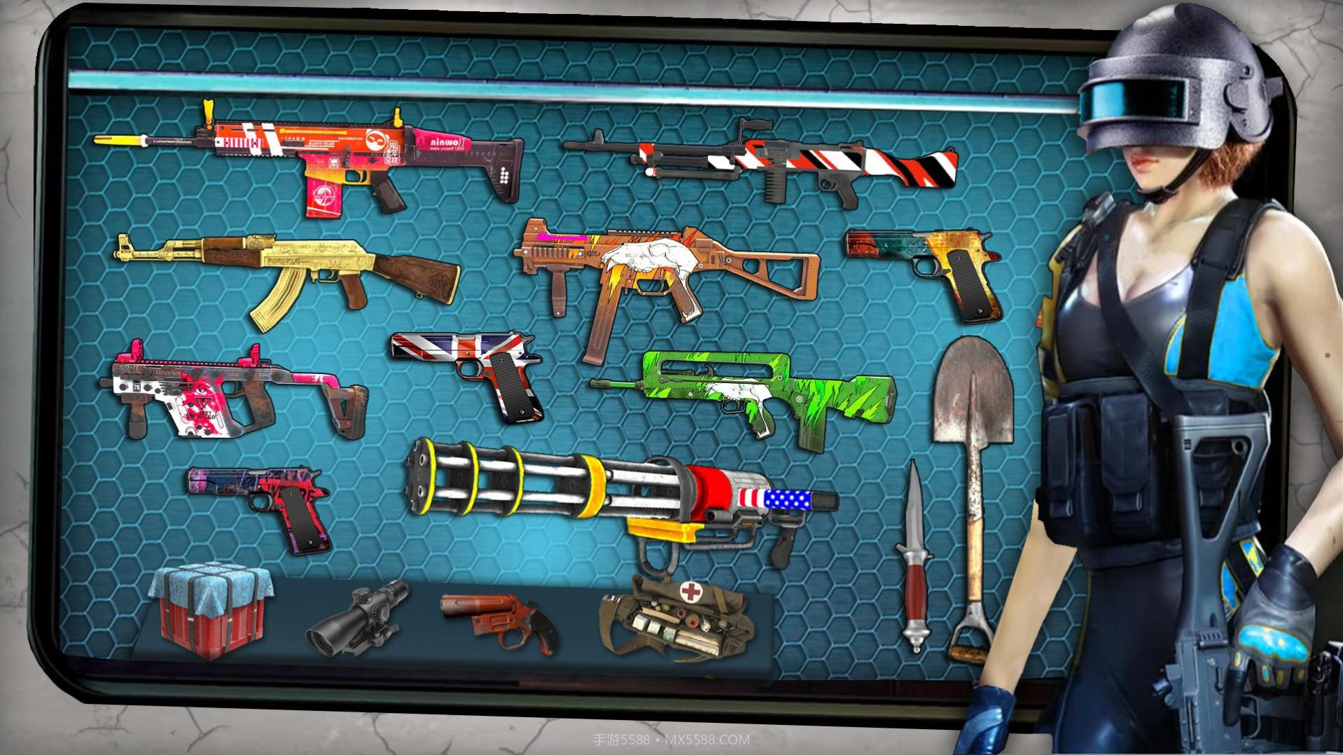 吃鸡军队射击截图2