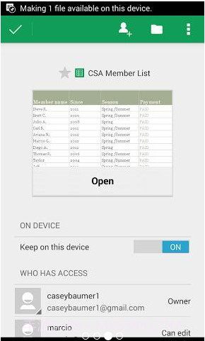 Google表格:Google Sheets截图3 Google表格:Google Sheets截图3