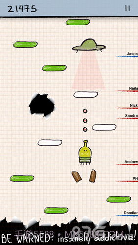 涂鸦跳跃十周年纪念官网版截图2 涂鸦跳跃十周年纪念官网版截图2