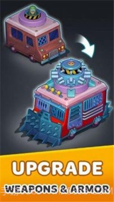 僵尸汽车塔防截图1 僵尸汽车塔防截图1