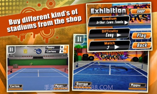 3D网球 Tennis Pro 3D截图1 3D网球 Tennis Pro 3D截图1