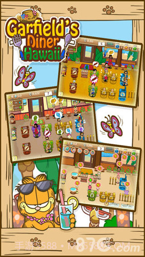 加菲猫餐厅夏威夷篇官方正版截图2 加菲猫餐厅夏威夷篇官方正版截图2