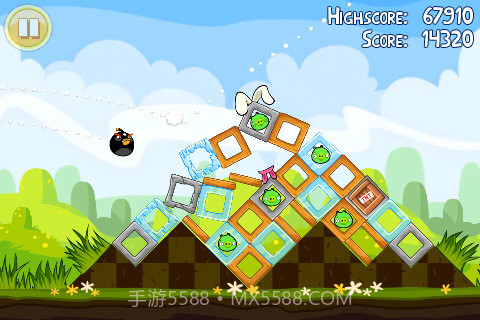 愤怒的小鸟复活节截图2 愤怒的小鸟复活节截图2