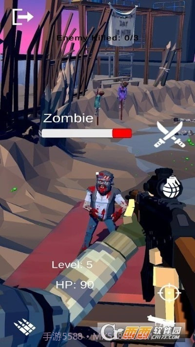 枪杀僵尸入侵防御截图4 枪杀僵尸入侵防御截图4