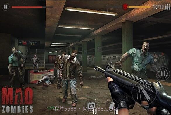 疯狂丧尸射击截图2
