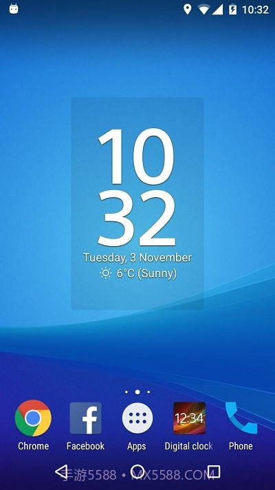 Xperia数字时钟(Digital clock Xperia)截图2 Xperia数字时钟(Digital clock Xperia)截图2