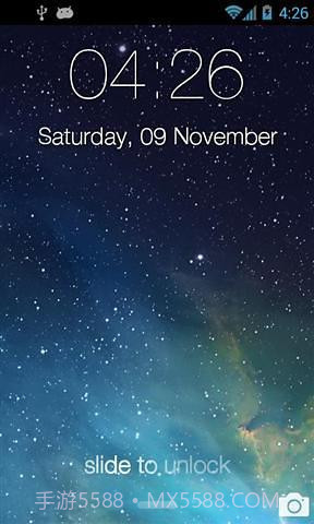 iPhone5S锁定主题截图2