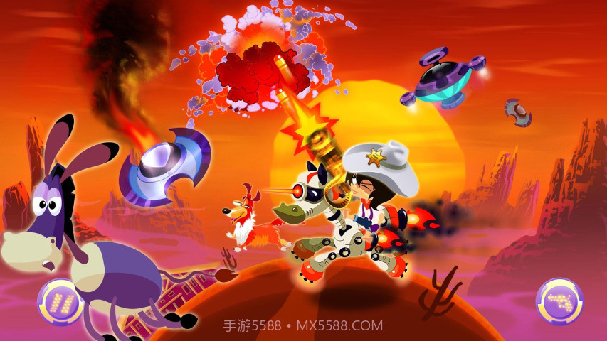 牛仔对抗UFO截图3 牛仔对抗UFO截图3