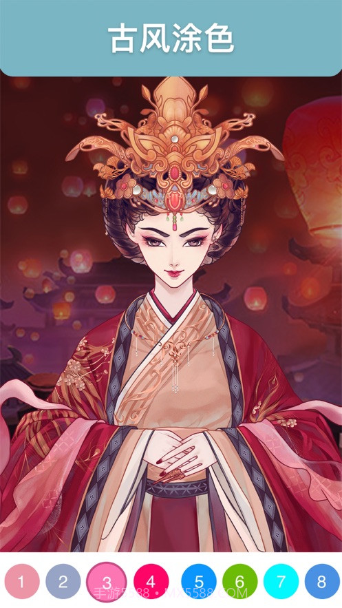 古风涂色截图4 古风涂色截图4