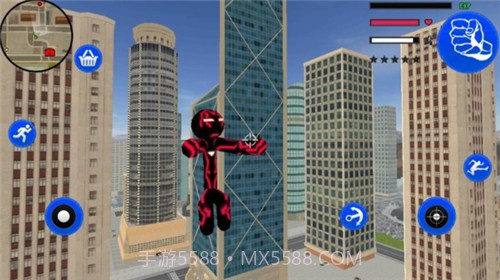 火柴人绳索红蜘蛛侠无限金币版截图3 火柴人绳索红蜘蛛侠无限金币版截图3