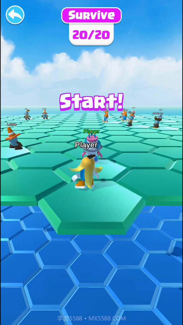 豆豆人六边形挑战截图2