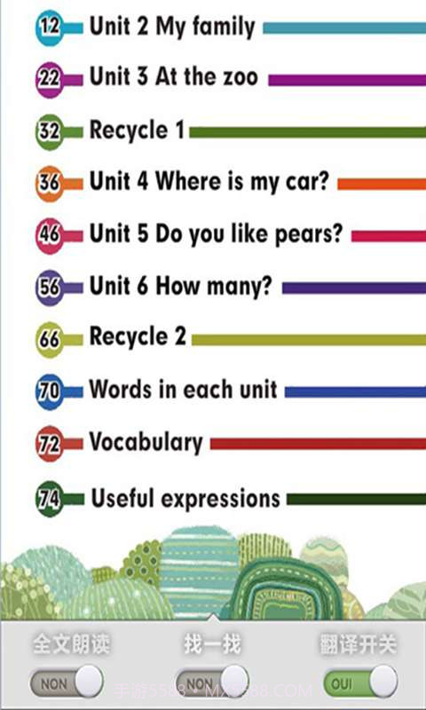 三年级下册英语点读截图2 三年级下册英语点读截图2