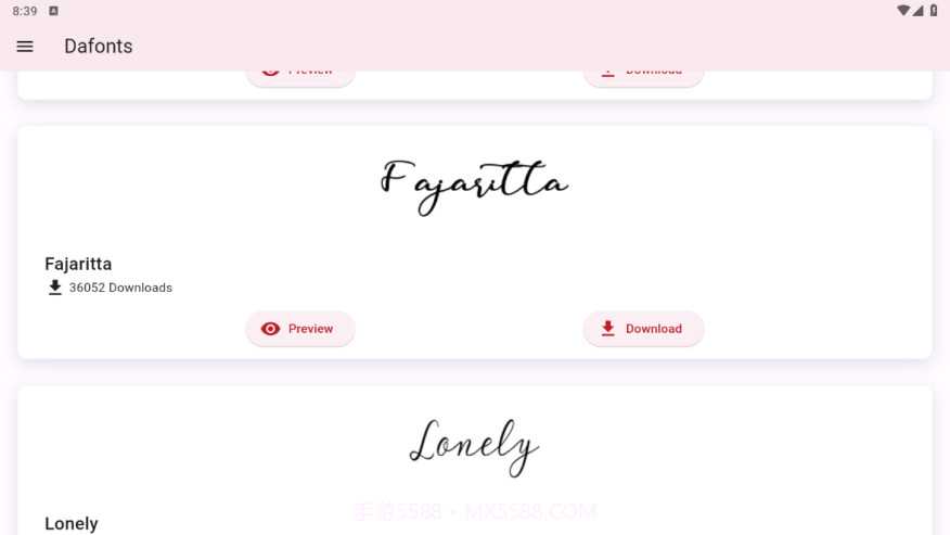 DaFont字体截图2