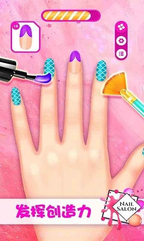 小魔仙魔法美甲截图2 小魔仙魔法美甲截图2