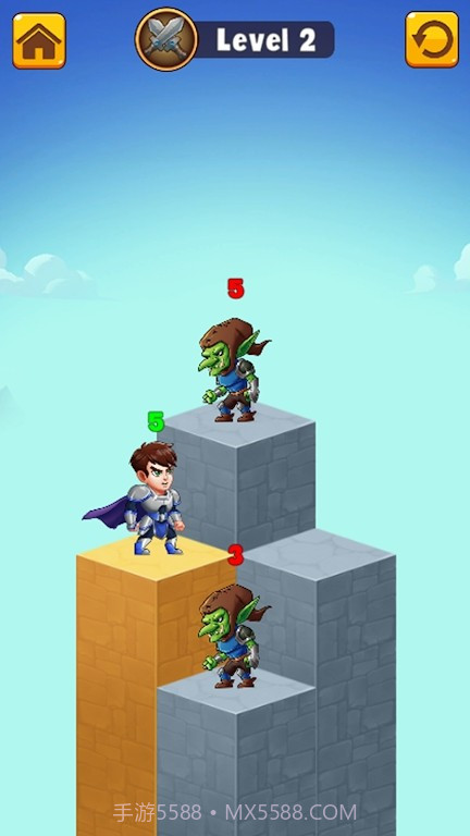 英雄金字塔谜题截图1 英雄金字塔谜题截图1