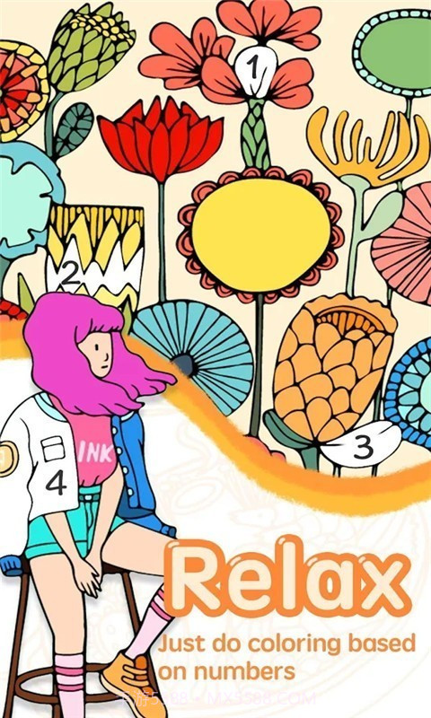 秘密花园暖暖涂色最新版截图3 秘密花园暖暖涂色最新版截图3