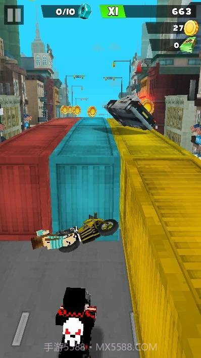 像素战队摩托车截图1