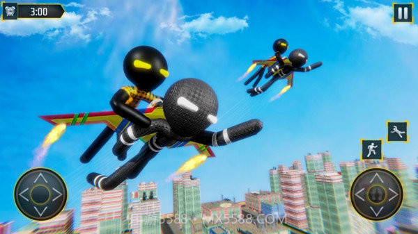 喷气飞行火柴人截图3 喷气飞行火柴人截图3