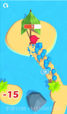 沙滩占领竞赛截图2