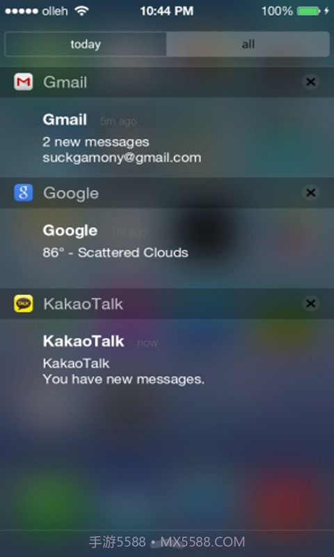 iNoty苹果通知栏截图4