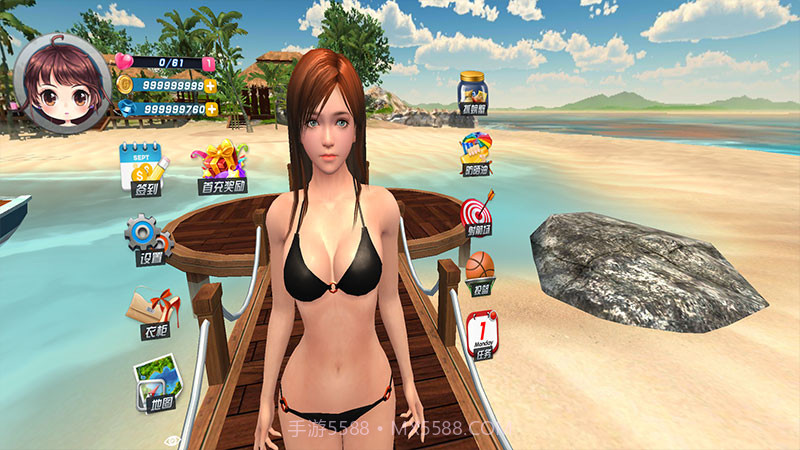 3D虚拟女友VR 无限金币版截图2