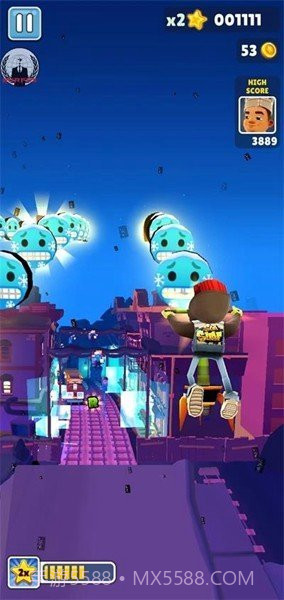 地铁跑酷eurfex菜单双旦截图3