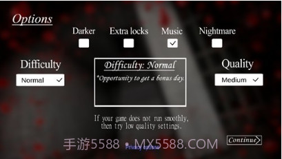 恐怖奶奶蓝色菜单截图2