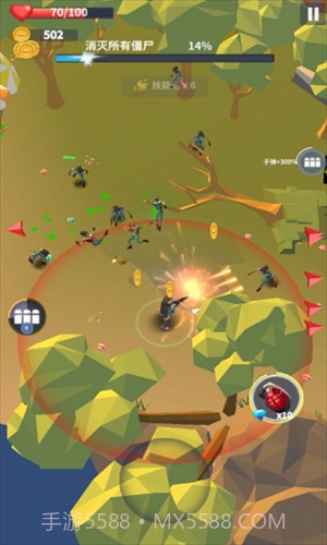 疯狂僵尸快速射击截图1