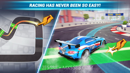 山脊赛车画线与漂移截图2