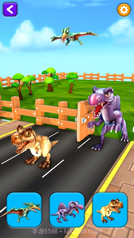 变形恐龙赛跑截图1