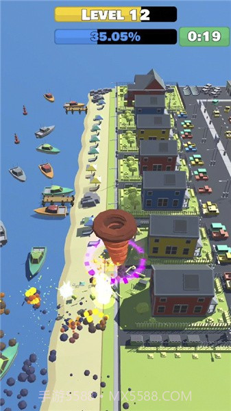 龙卷风摧毁城市3D截图4