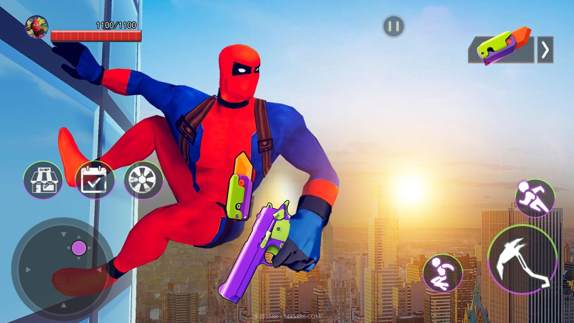 飞绳蜘蛛英雄截图3