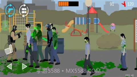 平面僵尸(Flat Zombies Cleanup Defense)截图3 平面僵尸(Flat Zombies Cleanup Defense)截图3