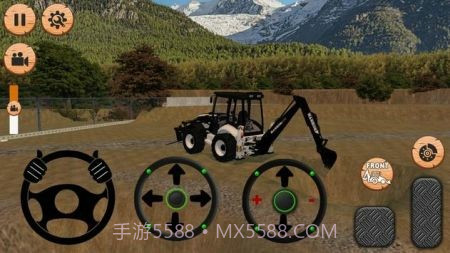 卡车反铲装载机模拟器截图3