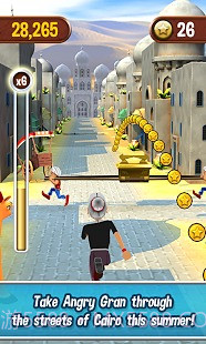 愤怒奶奶跑酷截图1