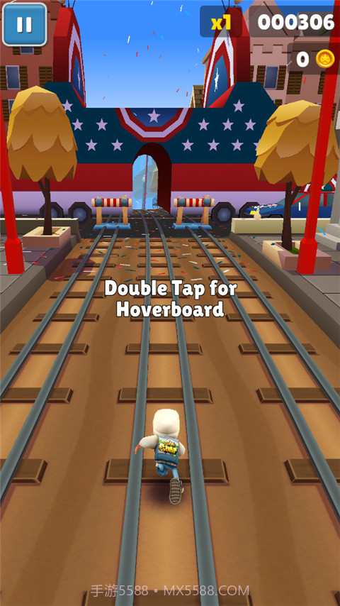 地铁跑酷华盛顿版截图1 地铁跑酷华盛顿版截图1
