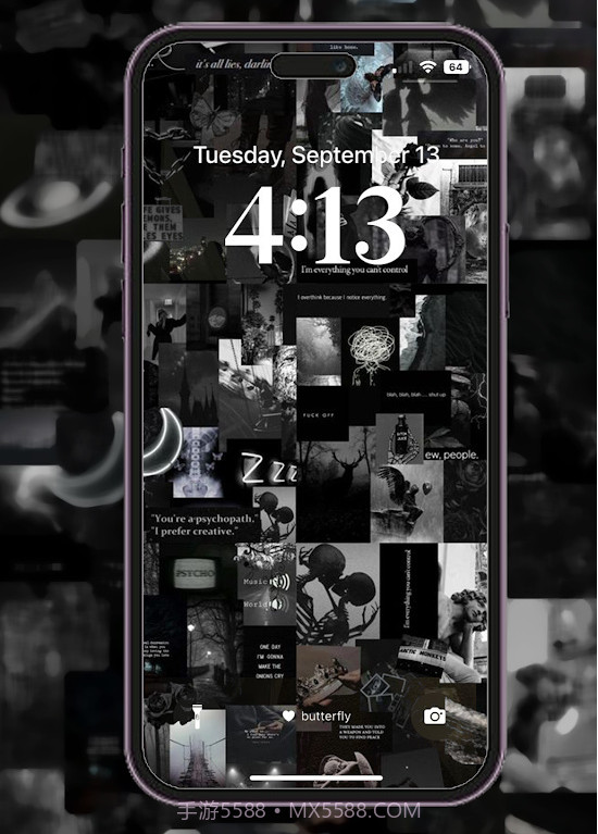黑色美学壁纸截图3