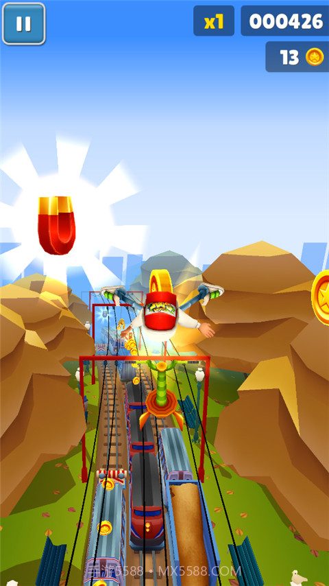 地铁跑酷华盛顿版截图2 地铁跑酷华盛顿版截图2