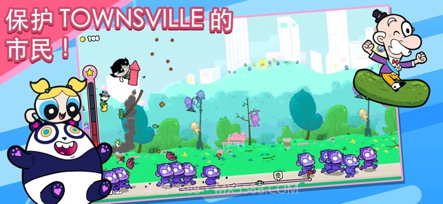 Powerpuff Girls Monkey Mania手游截图3