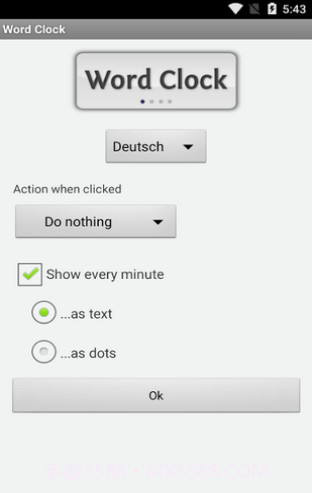 文字云时钟截图3 文字云时钟截图3