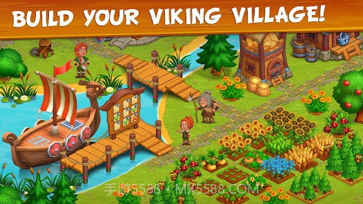 北龙岛建造维京人农场中文版截图2 北龙岛建造维京人农场中文版截图2
