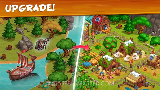 北龙岛建造维京人农场中文版截图4 北龙岛建造维京人农场中文版截图4