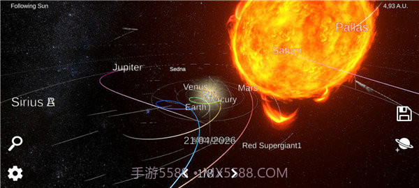 太阳系模拟器国外版截图1