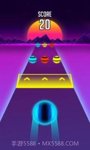 霓虹色球道跑截图3 霓虹色球道跑截图3