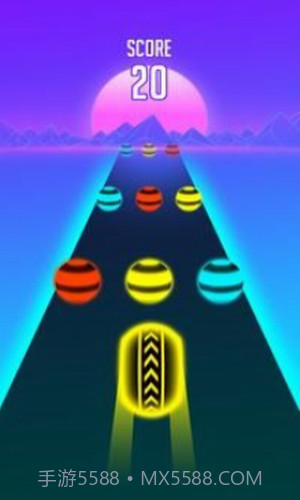 霓虹色球道跑截图4 霓虹色球道跑截图4