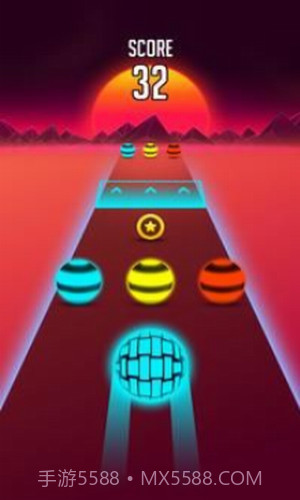 霓虹色球道跑截图1 霓虹色球道跑截图1